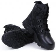 黑色款新式作战靴 透气特种兵军鞋 耐磨防撞护趾作战训练靴军靴